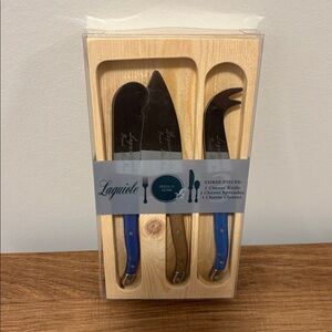 Laguiole French Home 3 piece cheese knives set NEW